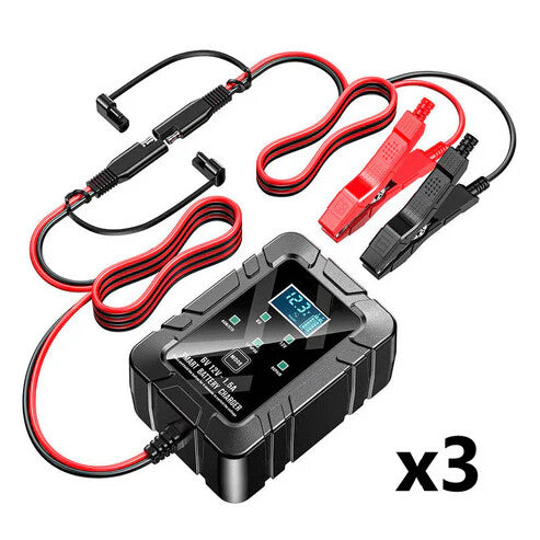 Professional 6V/12V Smart Pulse Repair Battery Charger & Desulfator
