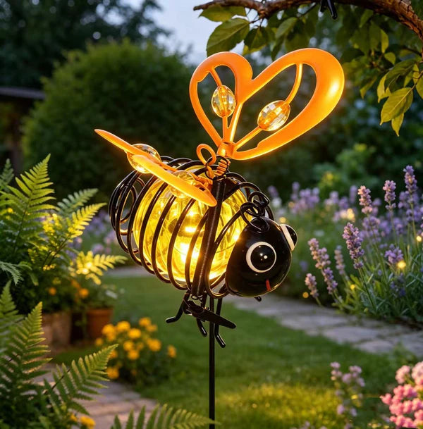 ๐๐๐ชด LIMITED-TIME 50% OFF! Hanging Solar Bee Light โ Warm Amber Glow, Flicker-Free, Perfect for Garden Parties, Camping, or Kidsโ Rooms โ Spread Joy Day and Night ๐๐