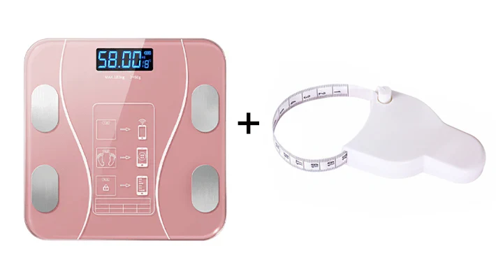 Smart BMI Digital Wireless Weight Scales with LCD Display
