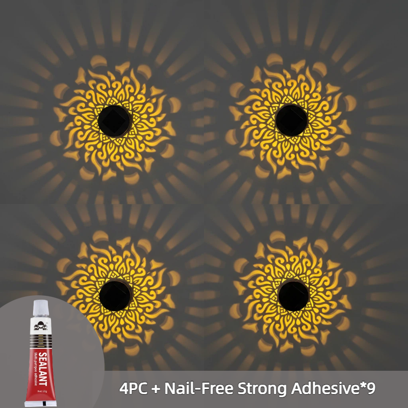 📢📢50% OFF !!!⏰Solar-Powered Mandala Projector Light