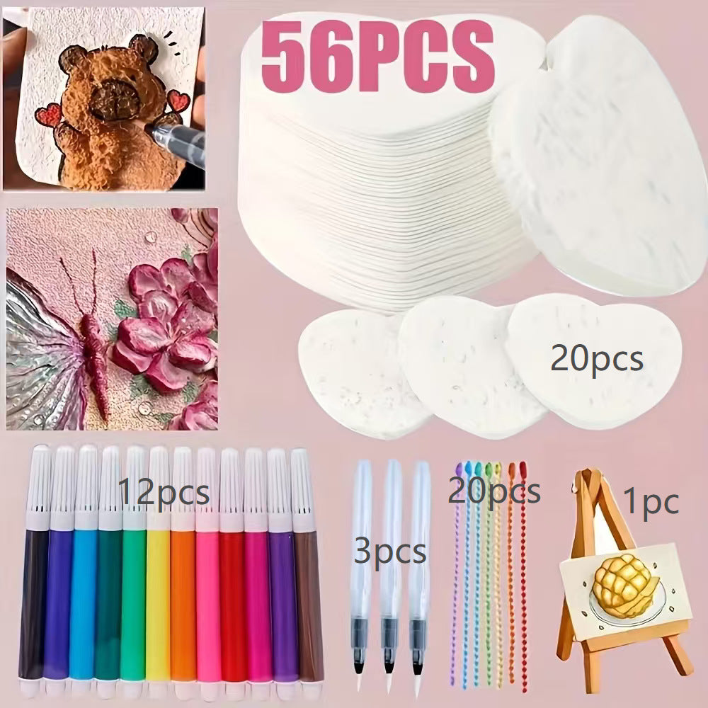 😃 Great Summer Activity Idea! – Magic 3D Foam Texture Painting Kit 🎨✨