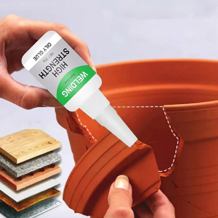 Welding High-Strength Oily Glue
