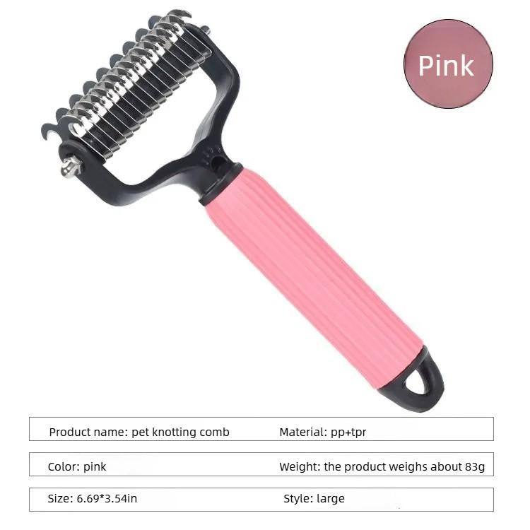 🐾🏆 Professional Deshedding Tool For Dogs And Cats – Gentle On Skin, Efficient Grooming & Comfortable Grip Design ✂️