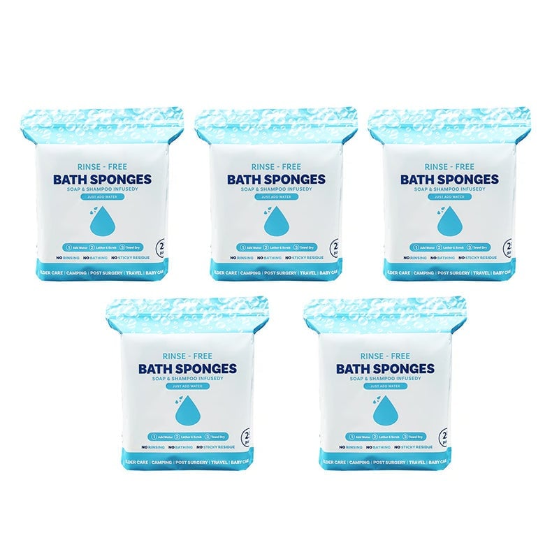 🏆Flash Sale⚡ 50K+ 🌈Disposable Rinse-Free Bathing Wipes🧼