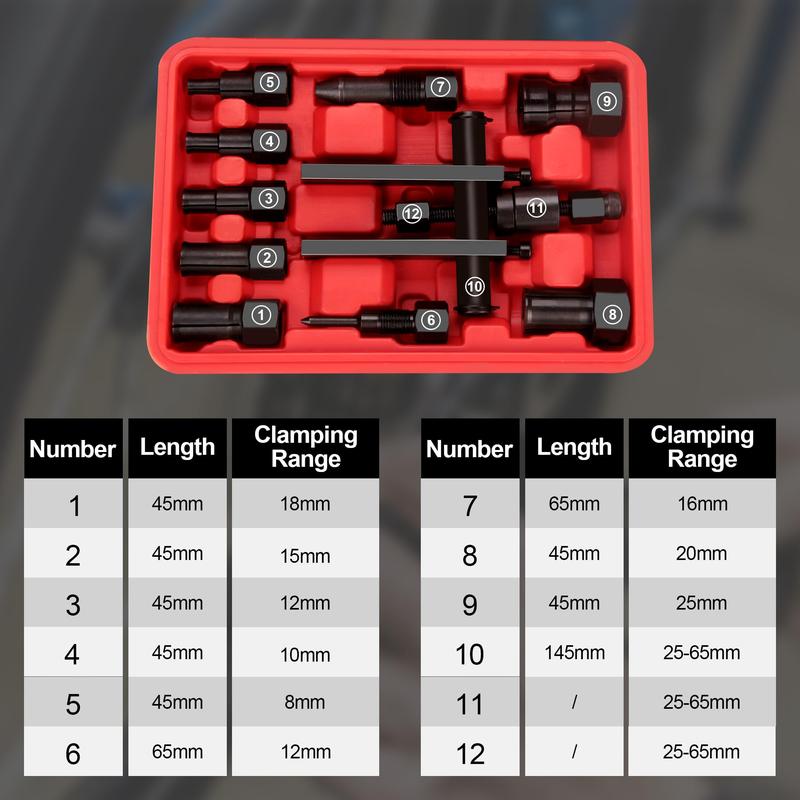 Motorcycle Wheel Inner Bearing Removal Tool Set