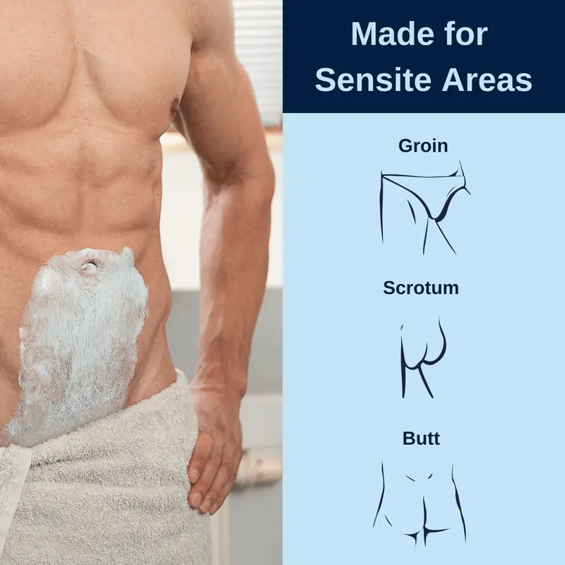 🔥INTIMATE Hair Removal Cream for Men - Gentle Foam Formula