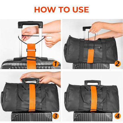 Adjustable Luggage Strap Bungee for Suitcase Handle