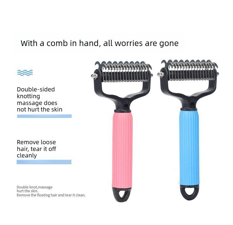 🐾🏆 Professional Deshedding Tool For Dogs And Cats – Gentle On Skin, Efficient Grooming & Comfortable Grip Design ✂️