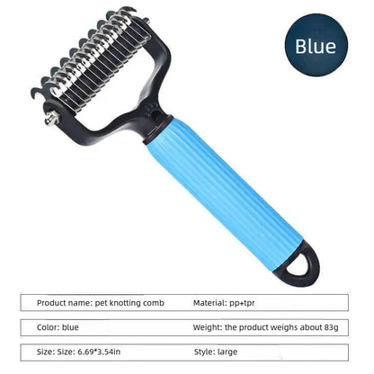 🐾🏆 Professional Deshedding Tool For Dogs And Cats – Gentle On Skin, Efficient Grooming & Comfortable Grip Design ✂️