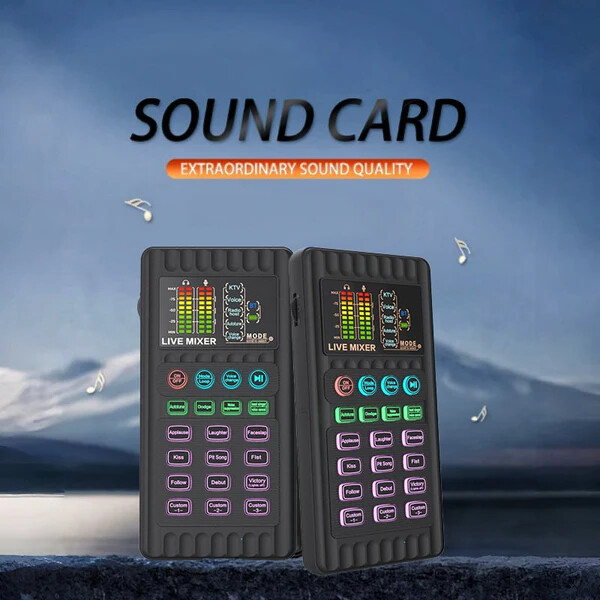 🎤Live Sound Card – Portable Voice Changer