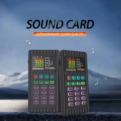 🎤Live Sound Card – Portable Voice Changer