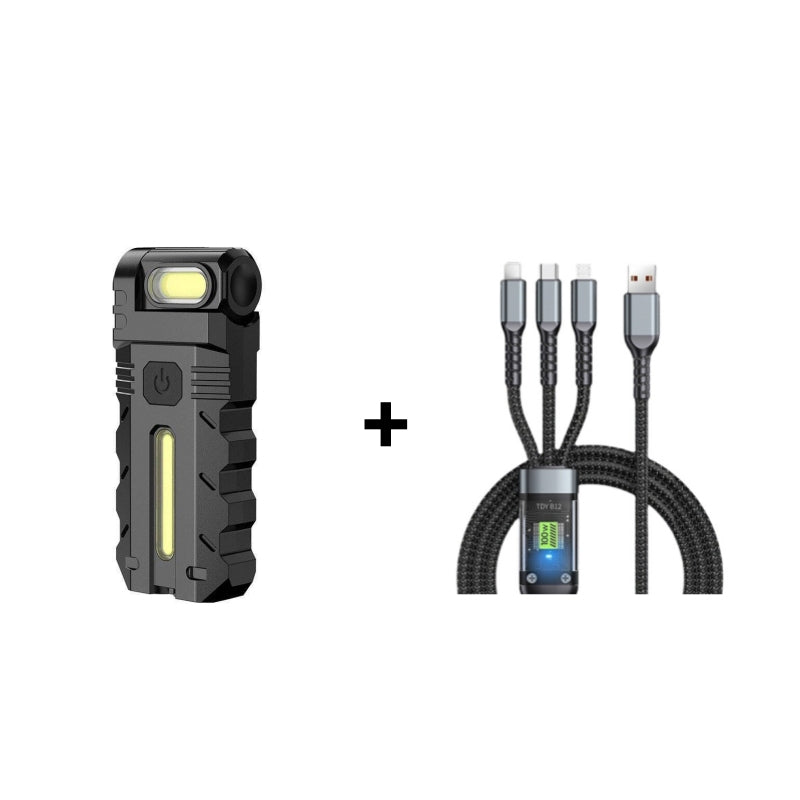 💎 💎 180° Rotating Head LED Work Light – Dual Beam, Magnetic Base & USB-C Rechargeable