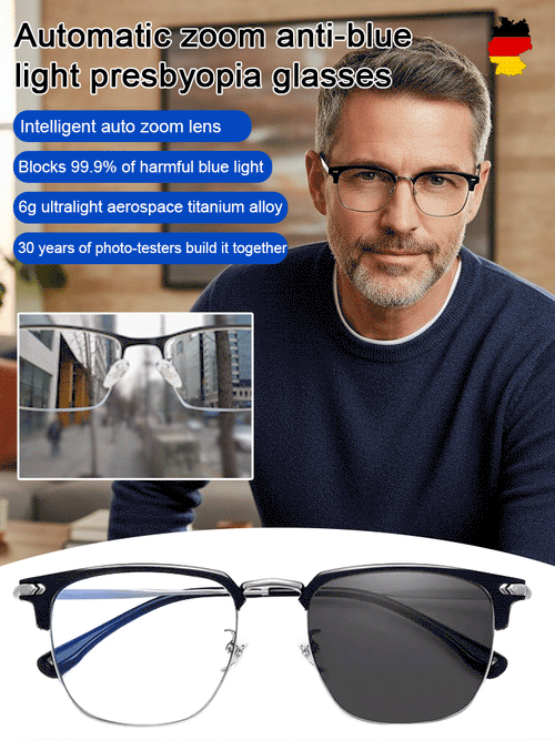🌎Ends Today: 70% OFF!🔥👓Ultra Light Anti Blue Presbyopic Glasses✨