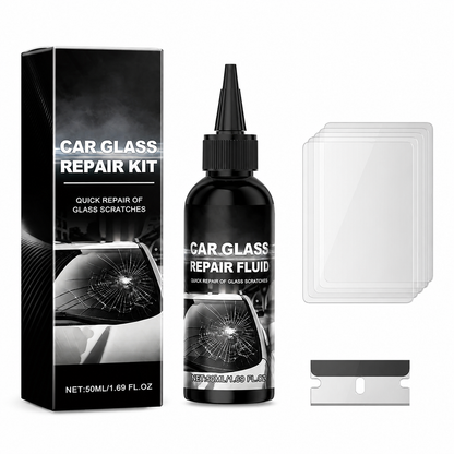 Fast-Acting Windshield Crack & Chip Repair Kit