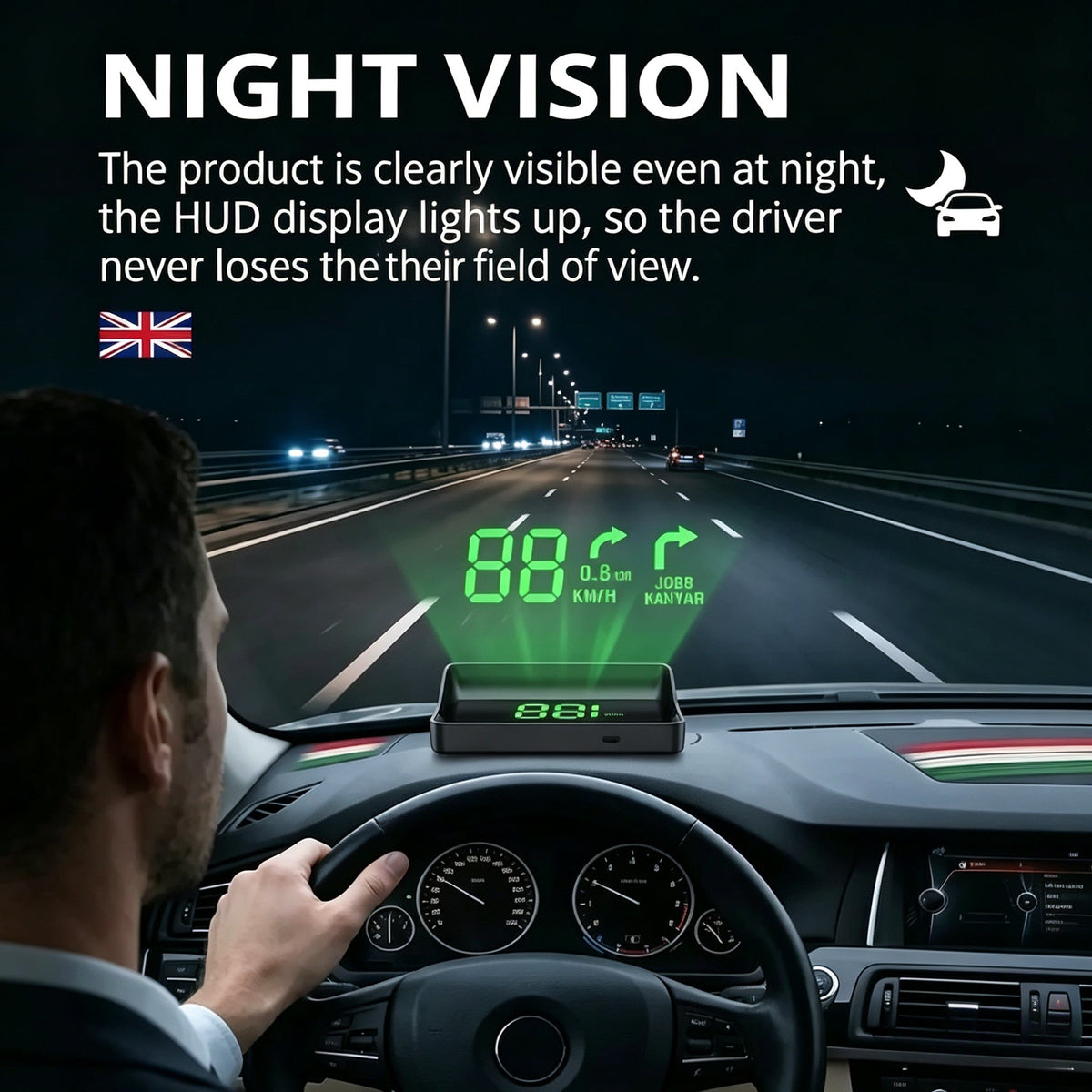 🔥🔥Head Up Display Car GPS Digital Speedometer