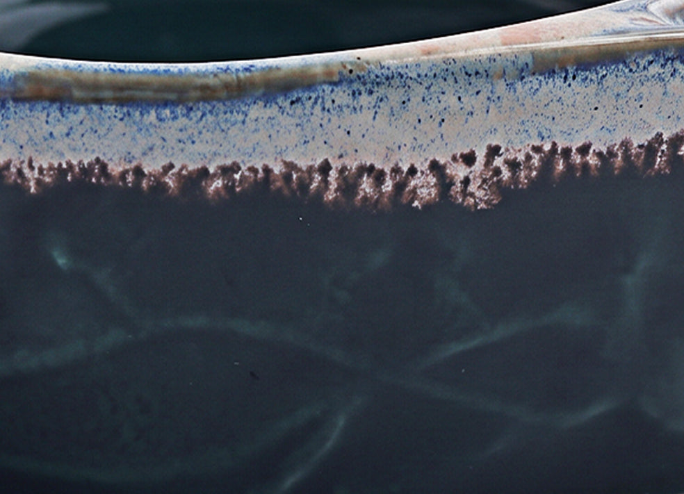 Embossed ceramic finish