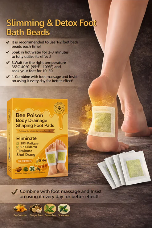 🌿Bee Poison Foot Patches (Set of 10)