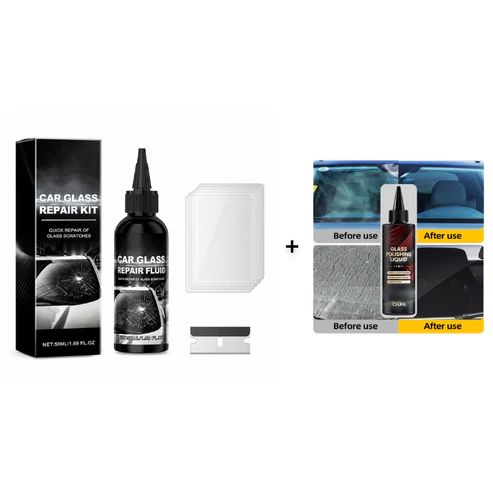 Fast-Acting Windshield Crack & Chip Repair Kit