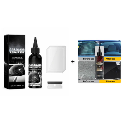 Fast-Acting Windshield Crack & Chip Repair Kit