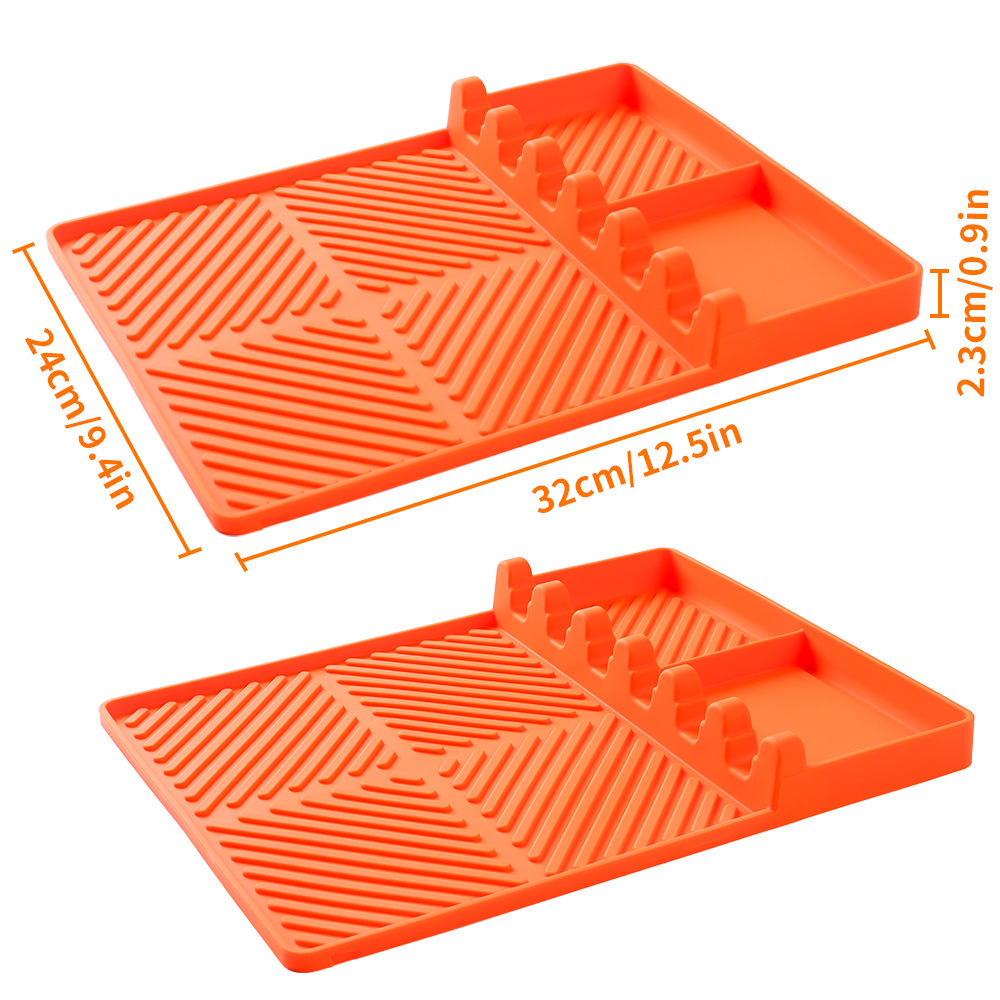 Silicone Grill Side Shelf Mat