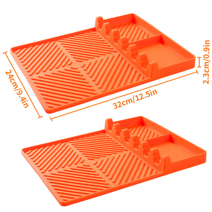Silicone Grill Side Shelf Mat