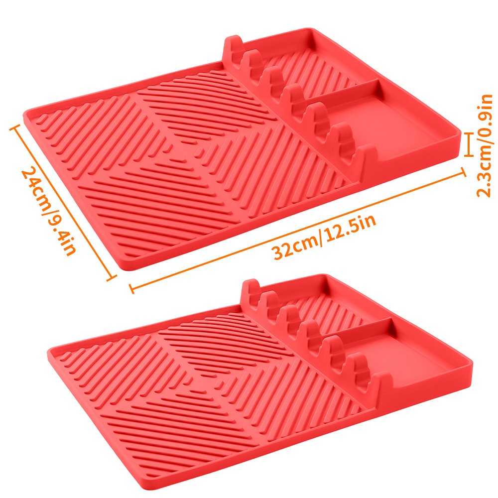 Silicone Grill Side Shelf Mat