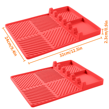 Silicone Grill Side Shelf Mat