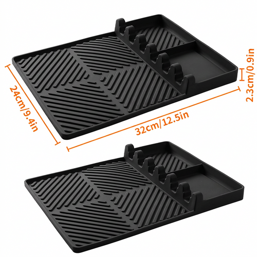 Silicone Grill Side Shelf Mat