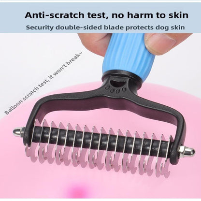 🐾🏆 Professional Deshedding Tool For Dogs And Cats – Gentle On Skin, Efficient Grooming & Comfortable Grip Design ✂️