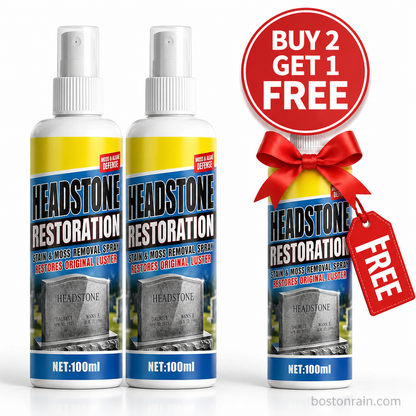 ⏰🎁Headstone Cleaning & Restoration Spray – Remove Stains Instantly