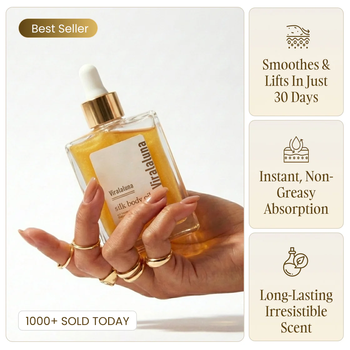 Tiktrove Silk Body Oil
