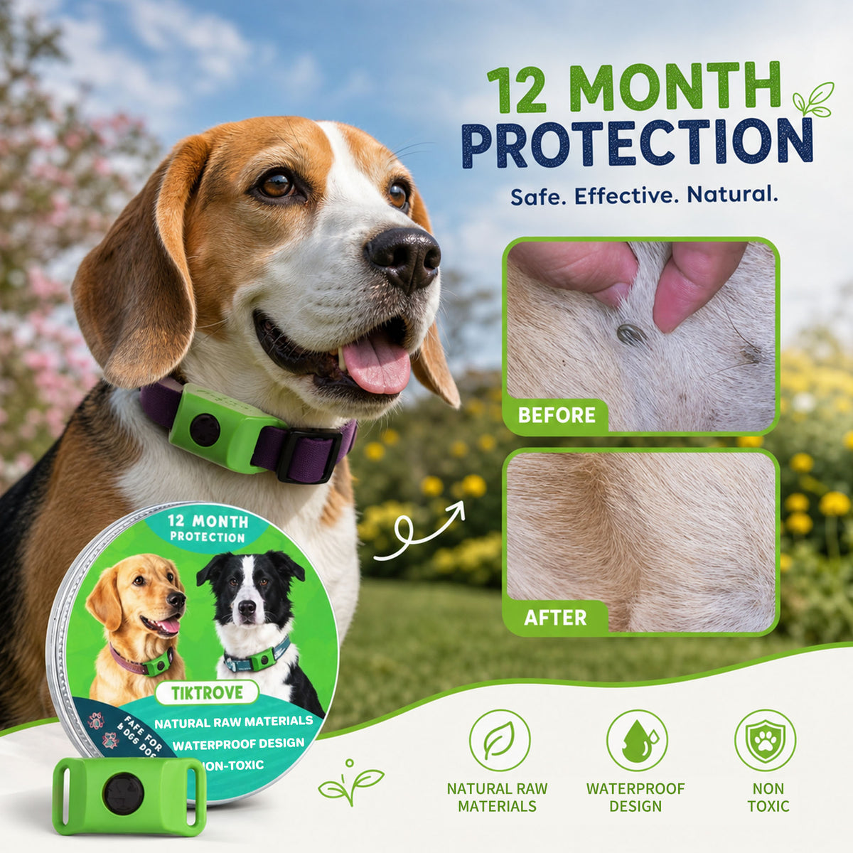 Tiktrove™ 12 Months Flea and Tick Free