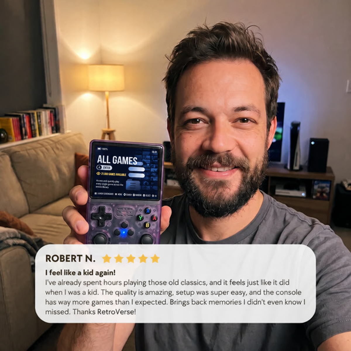 Tikveotr Pro 2.0 — R36S Retro Handheld Console