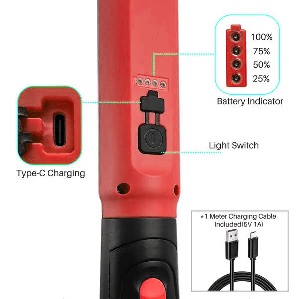 🔥🔦3000 Lumens Rechargeable Work Light