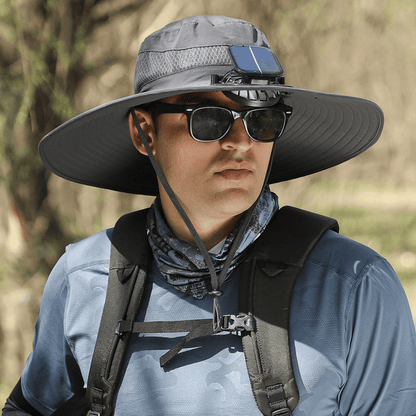 🔥2026 Summer Hot Sale🔥 New Ultralight Solar Fan Sun Hat – Lighter Than a Baseball!⚾(Only 11oz)