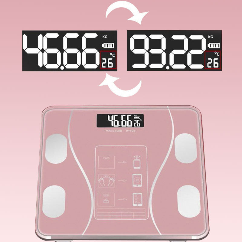 Smart BMI Digital Wireless Weight Scales with LCD Display