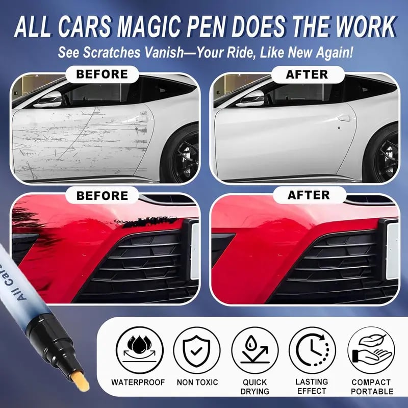 🚗 Magic Car Scratch Removal Pen – Instant Paint Repair & Shine 🛠️🍂 ...