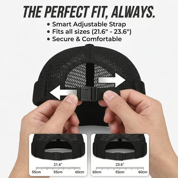 Lightweight Breathable Mesh Brimless Cap