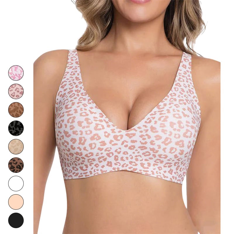 Wireless Women's Comfortable Seamless Push-up Bra