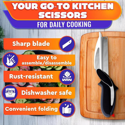 Multifunctional Scissors Food Vegetable Scissors