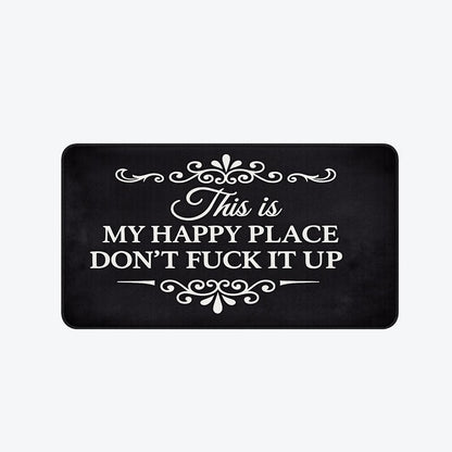 “This Is My Happy Place” Doormat