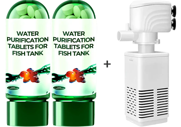 🔥Price to be restored soon !!♻️💧Powerful Aquarium Water Purification Tablet