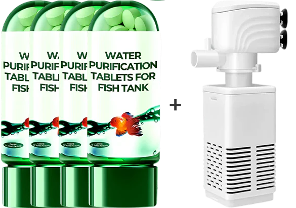 🔥Price to be restored soon !!♻️💧Powerful Aquarium Water Purification Tablet