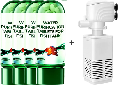 🔥Price to be restored soon !!♻️💧Powerful Aquarium Water Purification Tablet