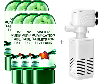 🔥Price to be restored soon !!♻️💧Powerful Aquarium Water Purification Tablet