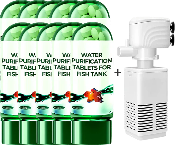 🔥Price to be restored soon !!♻️💧Powerful Aquarium Water Purification Tablet