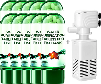🔥Price to be restored soon !!♻️💧Powerful Aquarium Water Purification Tablet