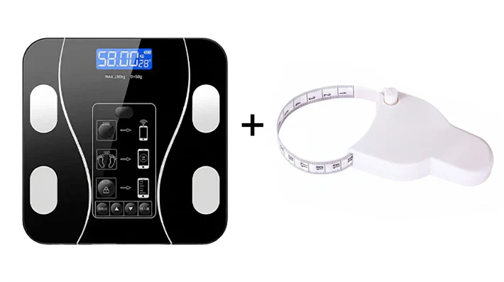 Smart BMI Digital Wireless Weight Scales with LCD Display