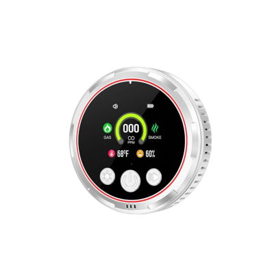 Advanced 5-in-1 Real-Time Precision Carbon Monoxide & Air Quality Monitor