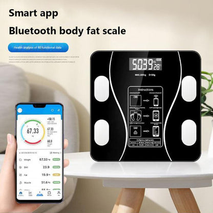 Smart BMI Digital Wireless Weight Scales with LCD Display